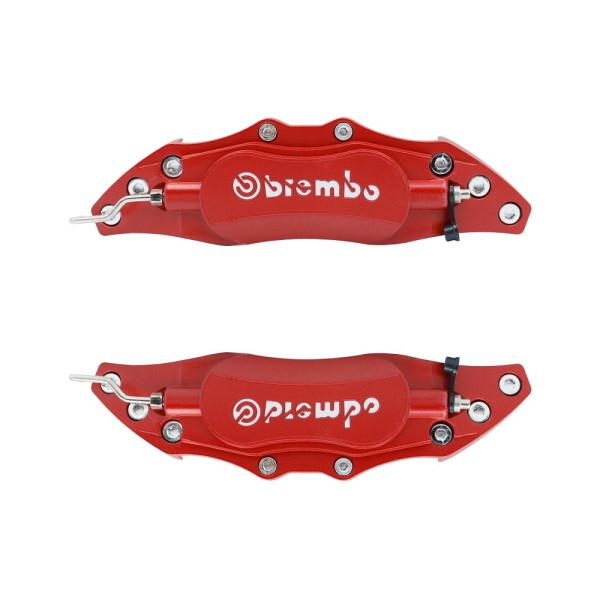 Διακοσμητικά Καπάκια Δαγκάνας Φρένων 25cm Σετ 2τμχ JN-1471-44 Κόκκινα