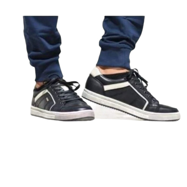 ΑΝΔΡΙΚΟ ΠΑΠΟΥΤΣΙ SNEAKERS MOHICANS 002-17 ΜΑΥΡΟ