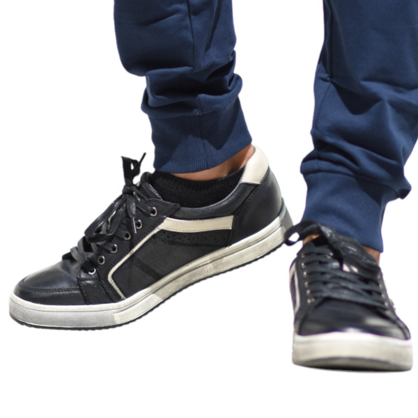 ΑΝΔΡΙΚΟ ΠΑΠΟΥΤΣΙ SNEAKERS MOHICANS 002-17 ΜΑΥΡΟ