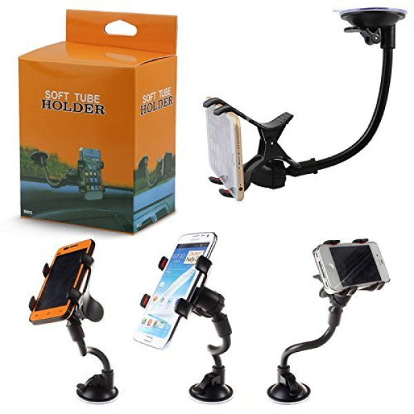 Car Cell Phone Holder 360 Degree Adjustable Dashboard Multi-Angle Adjustment