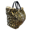MOHICANS ECO FUR SHOULDER BAG 009 LEOPARD