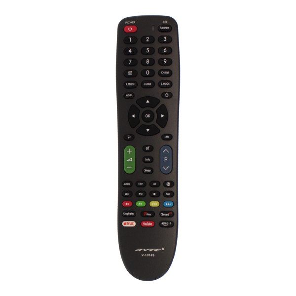 Universal Τηλεχειριστήριο Τηλεόρασης V-1014 S Μαύρο