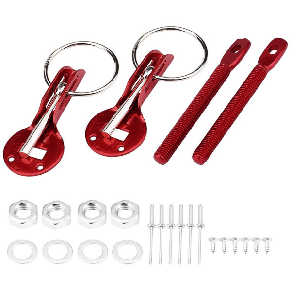 Άγκιστρα για το Καπό Αυτοκινήτου Sparco HW-0154 Κόκκινα