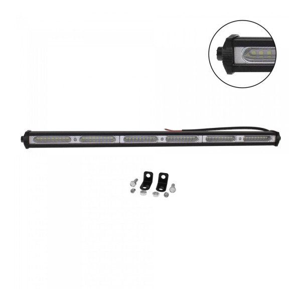 LED Αδιάβροχη Μπάρα Αλουμινίου Slim 12V-24V 50cm 162W 54 SMD IP68 12960LM 6000K OYQP-0051