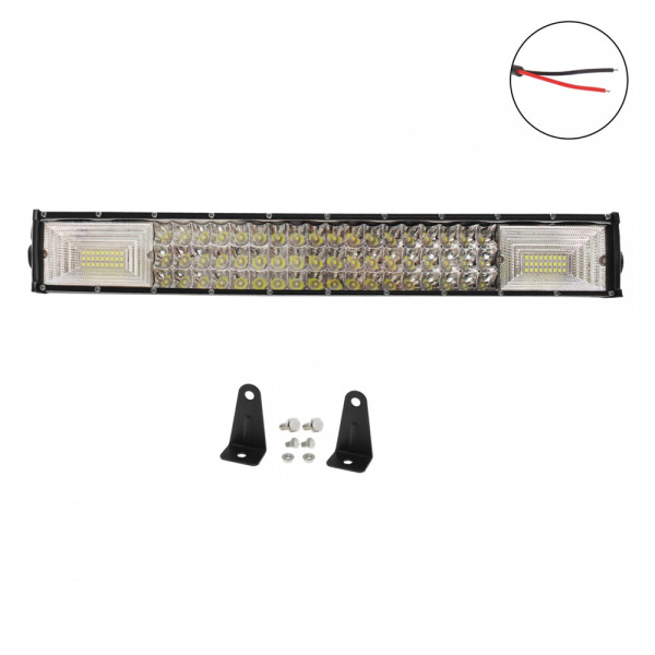LED Αδιάβροχη Μπάρα Αλουμινίου 12V-24V 53cm 270W 36 SMD IP68 21600LM 6000K OYQP-0038