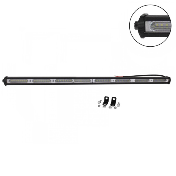 LED Αδιάβροχη Μπάρα Αλουμινίου Slim 12V-24V 64cm 216W 72 SMD IP68 17280LM 6000K OYQP-0052