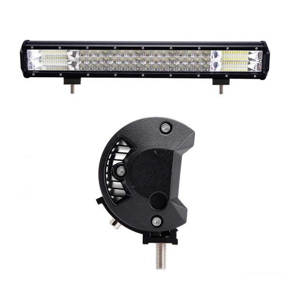 LED Αδιάβροχη Μπάρα Αλουμινίου 12V-24V 70cm 252W 84 SMD IP68 20160LM 6000K OYQP-0019