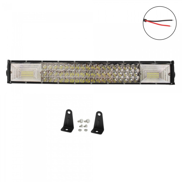 LED Αδιάβροχη Μπάρα Αλουμινίου 12V-24V 78cm 405W 153 SMD IP68 32400LM 6000K OYQP-0039