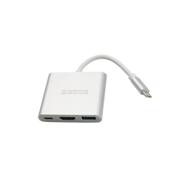 Μετατροπέας Type C σε HDMI-USB 3.0-Type C YWX-HD 3X1