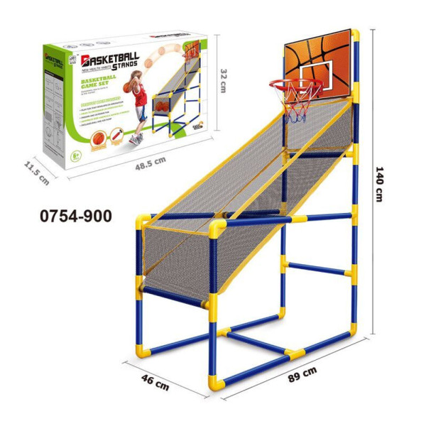 Παιδική Μπασκέτα Εσωτερικού και Εξωτερικού Χώρου με Βάση και Μπάλα 0754-900