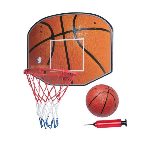 Επιτοίχια Μπασκέτα με Ταμπλό, Στεφάνι και Δίχτυ 40.5x30.5x 29.5cm CX-40