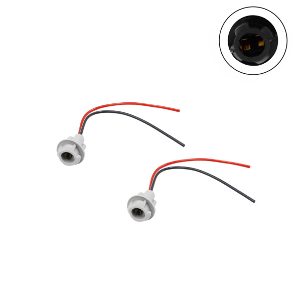 Βάση Λάμπας Αυτοκινήτου για Λαμπτήρα Τύπου T10 Σετ 2τμχ