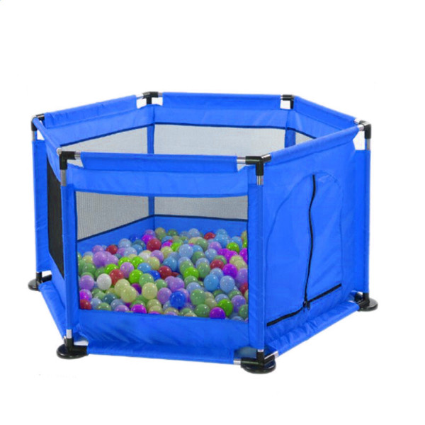 Μπαλοπισίνα με Μεταλλικό Σκελετό και Μπάλες 140x140x65 HW-B0055 Μπλε