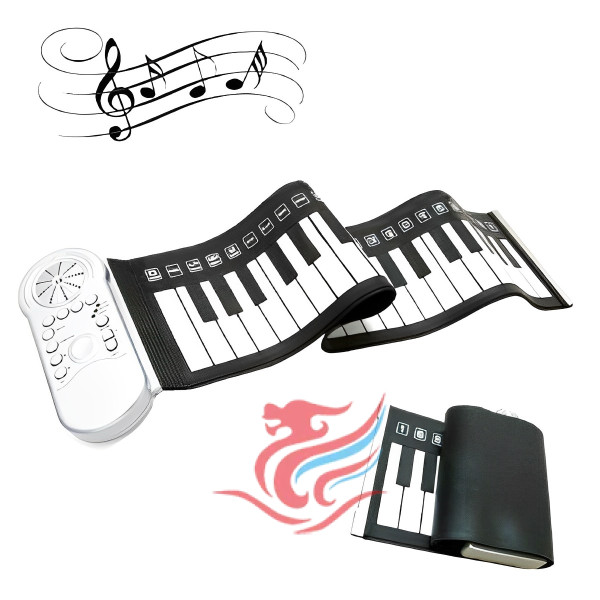 Ευλύγιστο Φορητό Πιάνο Αφής Εκμάθησης με 37 Πλήκτρα και 24 Προγράμματα HYH-078