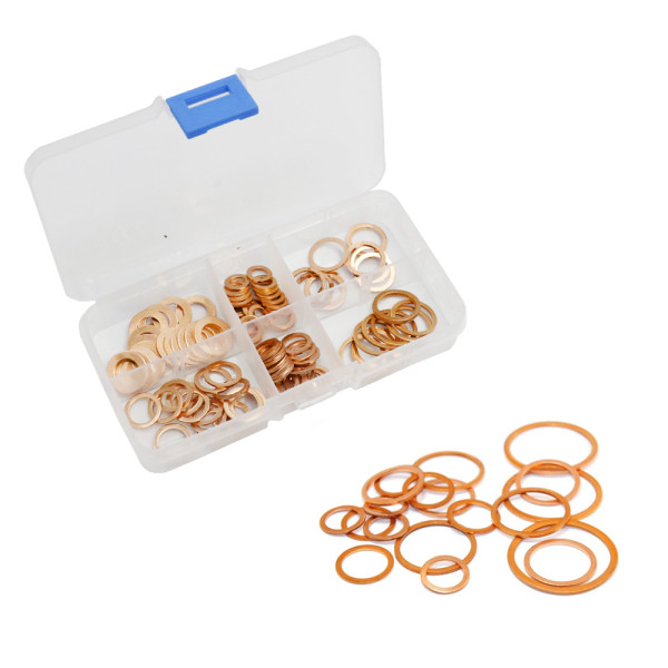 Χάλκινες Ροδέλες Στεγανοποίησης Σετ 100τμχ XM-W13121