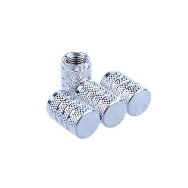 Καπάκια Βαλβίδων Αυτοκινήτου Σετ 4τμχ XM-W14023-2 Ασημί