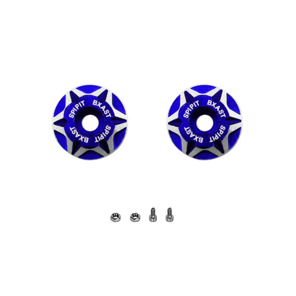 Universal Διακοσμητικές Βίδες Μοτέρ και Σκελετού Μοτοσυκλέτας Φ30 XM-W14150-1 2 τμχ Μπλε