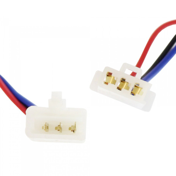 Πλαστική Φίσα - Σύνδεσμος Καλωδίων 3 Pin Αρσενικό - Θηλυκό XM-14339