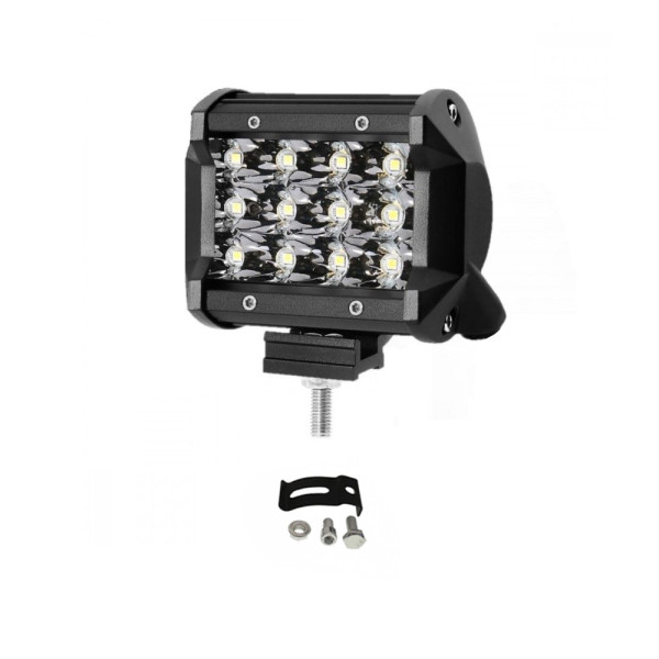 LED Αδιάβροχος Προβολέας Αλουμινίου 12V-24V 10cm 36W 12 SMD IP68 2880LM OYQP-0066