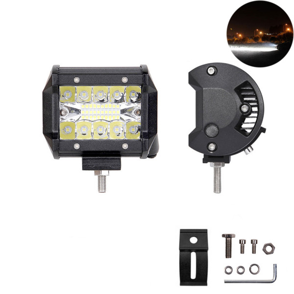 LED Αδιάβροχος Προβολέας Αλουμινίου 12V-24V 10cm 60W 20 SMD IP68 4800LM OYQP-0030