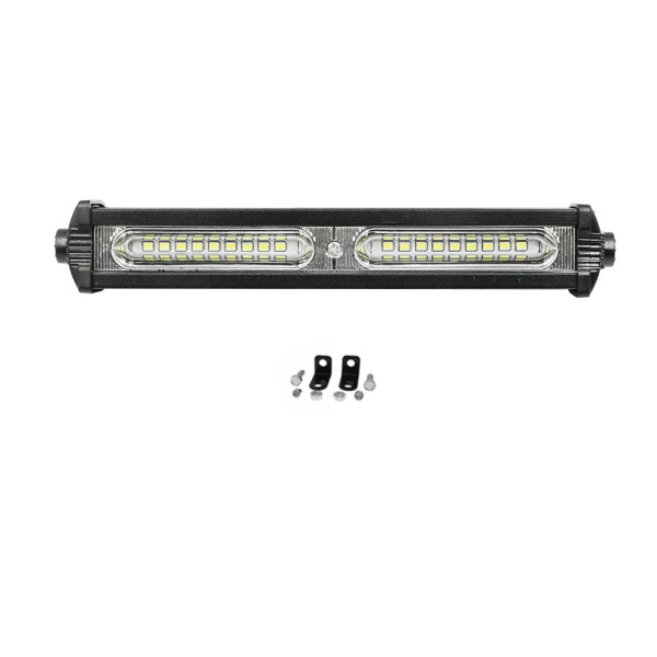 LED Αδιάβροχο Προβολάκι - Μπάρα Αλουμινίου 12V-24V 18cm 54W 18 SMD IP68 4320LM 6000K OYQP-0049