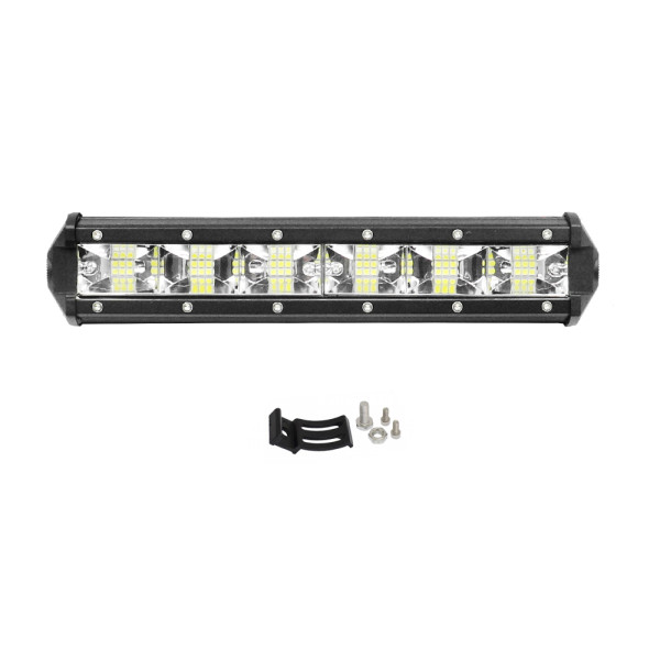 LED Αδιάβροχη Μπάρα Αλουμινίου 12V-24V 26cm 108W 36 SMD IP68 8640LM 6000K OYQP-0012