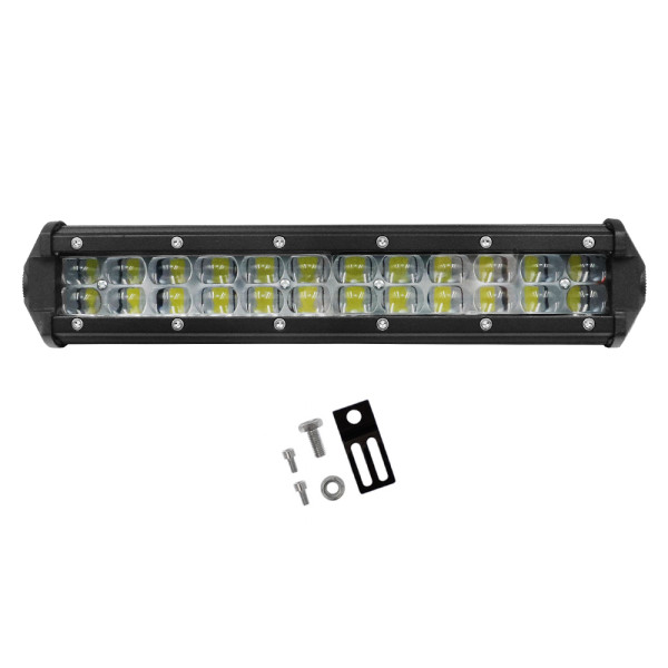 LED Αδιάβροχη Μπάρα Αλουμινίου 12V-24V 26cm 72W 24 SMD Cree Lens IP68 5760LM 6000K OYQP-0010