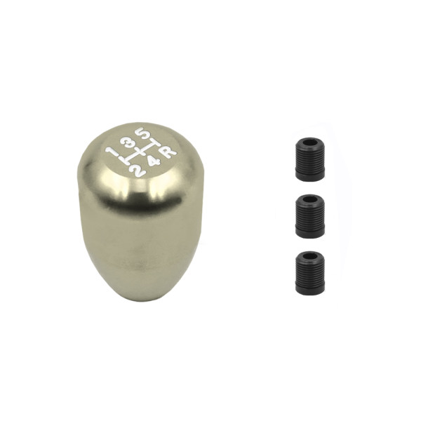 Πόμολο - Λεβιές Ταχυτήτων Αλουμινίου Ίσιος HW-0038 Ασημί