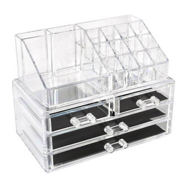 Θήκη Οργάνωσης Καλλυντικών - Μπιζουτιέρα Σετ 2τμχ CX - 104