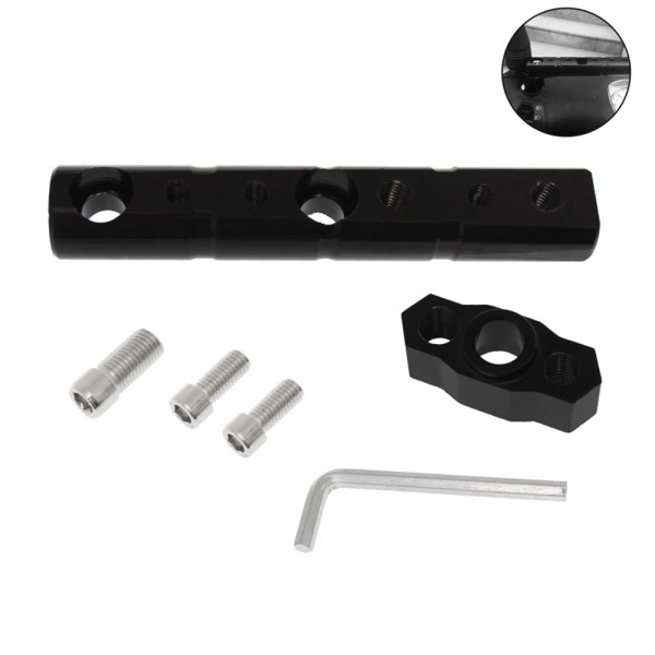 Πολυλειτουργική Μπάρα Επέκτασης Αλουμινίου για GPS - Προβολείς - Όργανα XM-W14145 Μαύρο