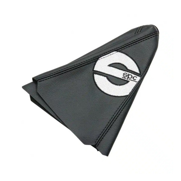 Φούσκα για Λεβιέ Ταχυτήτων Αυτοκινήτου Universal Sparco Δερματίνη HW-0026 Μαύρο - Λευκό