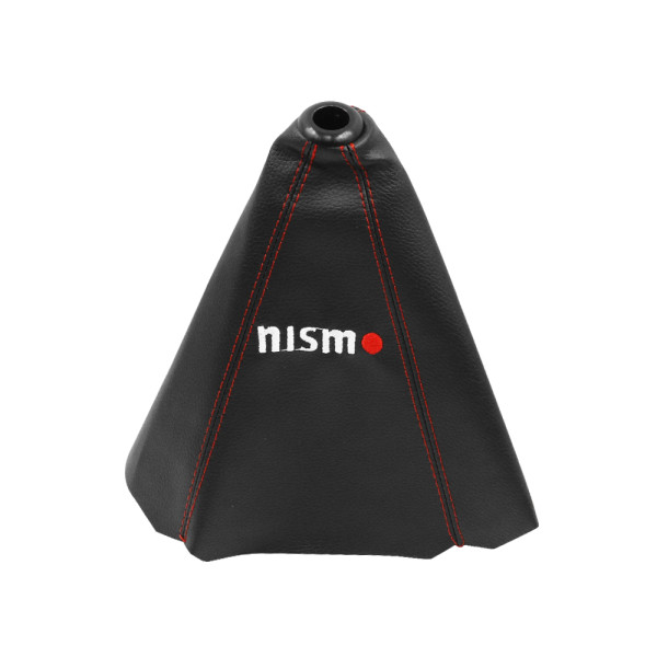 Φούσκα για Λεβιέ Ταχυτήτων Αυτοκινήτου Universal Nism Δερματίνη HW-0025 Μαύρο - Κόκκινο