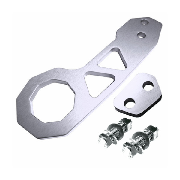 Αγωνιστικός Γάντζος Ρυμούλκησης Αυτοκινήτου Rear Hook HW-0082-S Ασημί