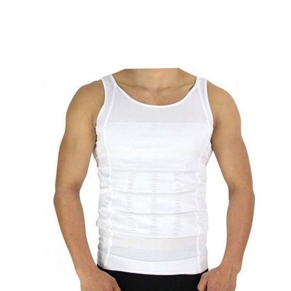 Ανδρική Μπλούζα Εφίδρωσης και Αδυνατίσματος Ελαστική Medium CX - 10 Λευκό