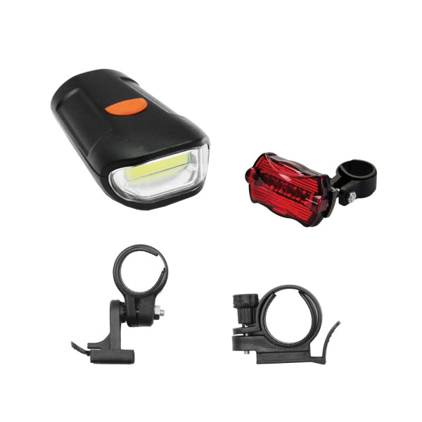 Σετ με Φώτα Ποδηλάτου Εμπρός & Πίσω Ψυχρό Λευκό - Κόκκινο XK - 307