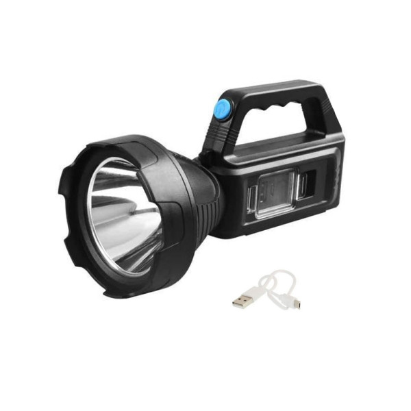 LED Επαναφορτιζόμενος Ηλιακός Διπλός Φακός Ψυχρό Λευκό με 4 Λειτουργίες Φωτισμού CX-8808T