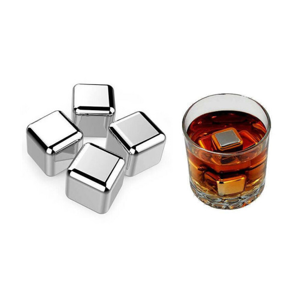 Διακοσμητικά Παγάκια Ανοξείδωτα Σετ 4 τμχ HL18668-48