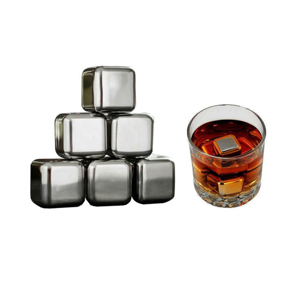 Διακοσμητικά Παγάκια Ανοξείδωτα Σετ 6 τμχ HL 18668-49