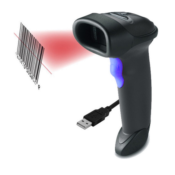 Barcode Scanner Χειρός Ενσύρματο με Δυνατότητα Ανάγνωσης 1D Barcodes U3 Μαύρο