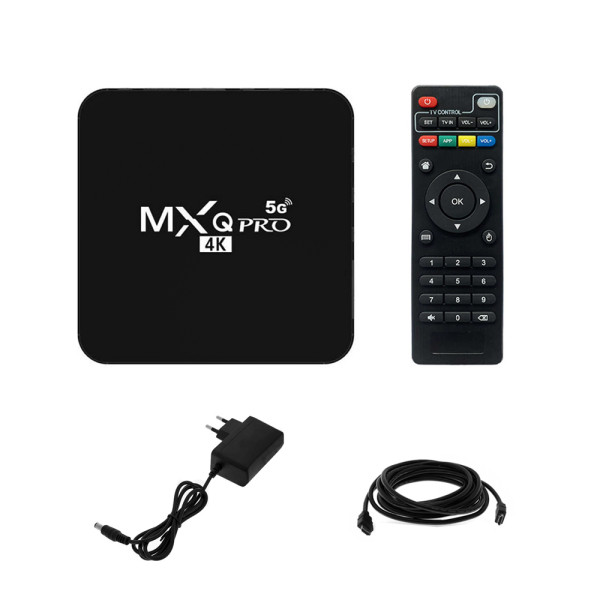 TV Box Android 11.1 4GB + 32GB 4K με Τηλεχειριστήριο MXQPro 4K