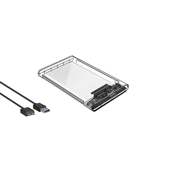 Θήκη για Σκληρό Δίσκο 2.5" SATA III με Σύνδεση USB 3.0 Διάφανη YWX-HDD-USB