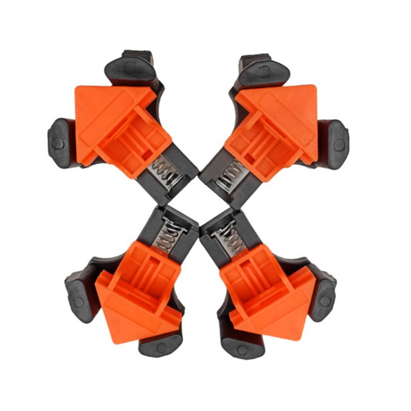 Σετ Σφιγκτήρες Συγκράτησης Γωνιών 90 Μοίρες 5-22mm για Μαραγκούς - Ξυλουργούς 4 τμχ Corner Mate ZS-12