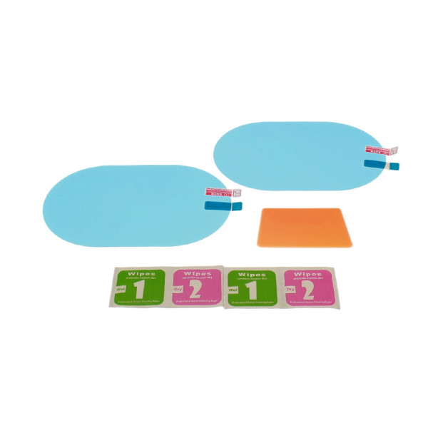 Προστατευτικές Αντιθαμβωτικές Μεμβράνες για Καθρέπτες Αυτοκινήτου 10x15 cm Σετ 2τμχ Carsun CD-046