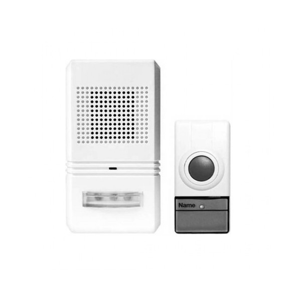 Ασύρματο Κουδούνι Πόρτας με 1 Μπουτόν και 1 Δέκτη RL-3823 Λευκό