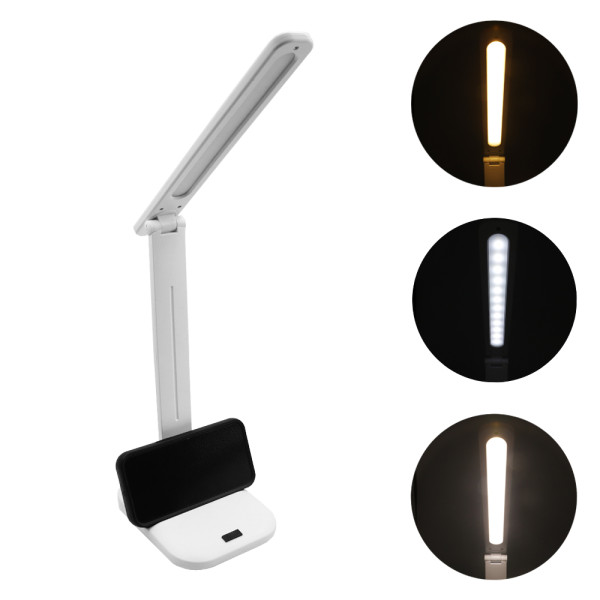 Φωτιστικό Γραφείου LED Dimmable με Περιστρεφόμενο Βραχίονα 180° και 3 Λειτουργίες και Βάση Κινητού 8001