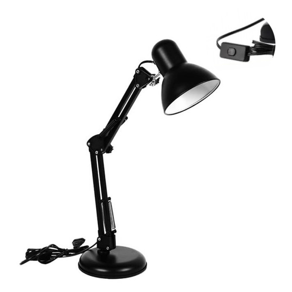 Φωτιστικό Γραφείου με Σπαστό Βραχίονα 50x12cm MT-811 Μαύρο
