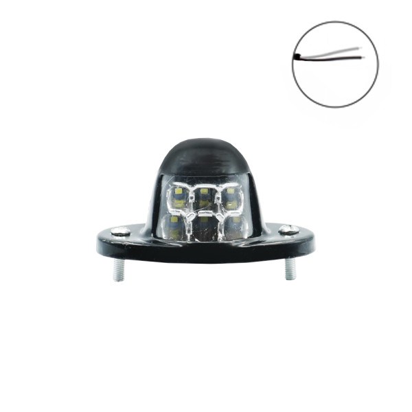 LED Πλευρικό Φως Όγκου Αυτοκινήτου - Φορτηγού - Σκάφους 12V - 24V IP66 Λευκό 1 τμχ