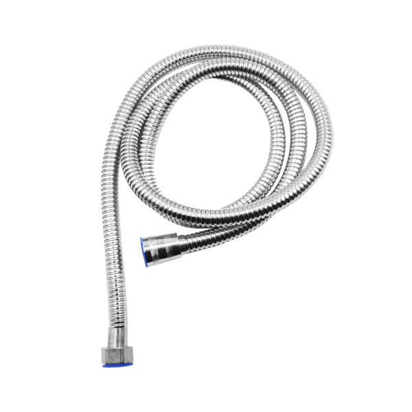 Σπιράλ Ντουζ Inox 140cm Ασημί