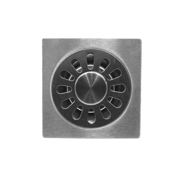 Ανοξείδωτη Σχάρα Δαπέδου με Μέγεθος 10x10εκ. Ασημί