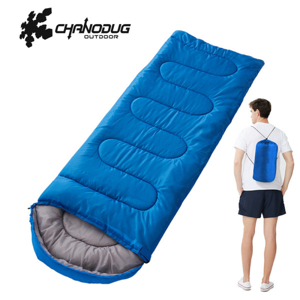 Υπνόσακος Μονός 2 Εποχών με Κουκούλα 180x30x75cm FX-3005-2 Μπλε